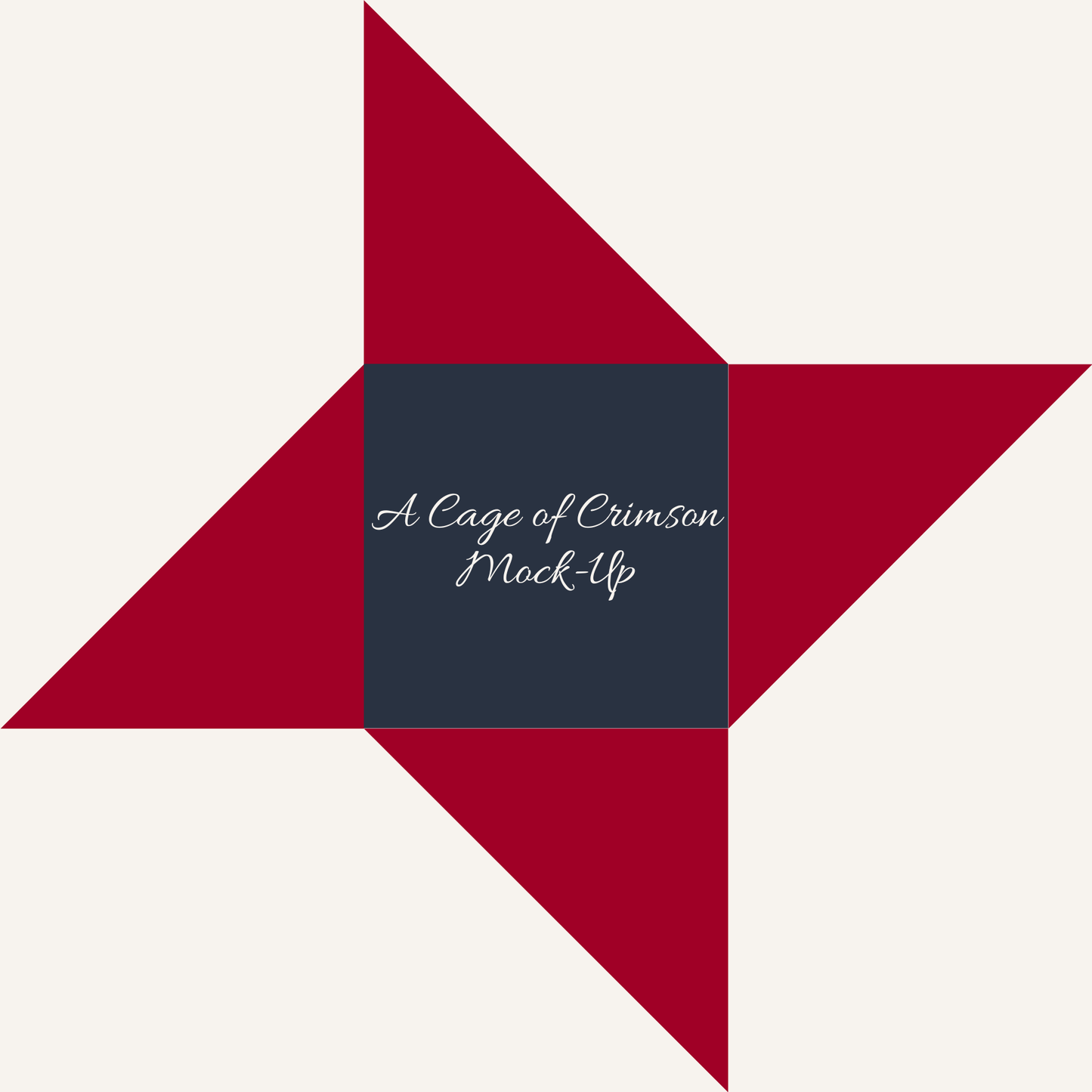 Book and Quilt Block Bundle- A Cage of Crimson- K.F. Breene