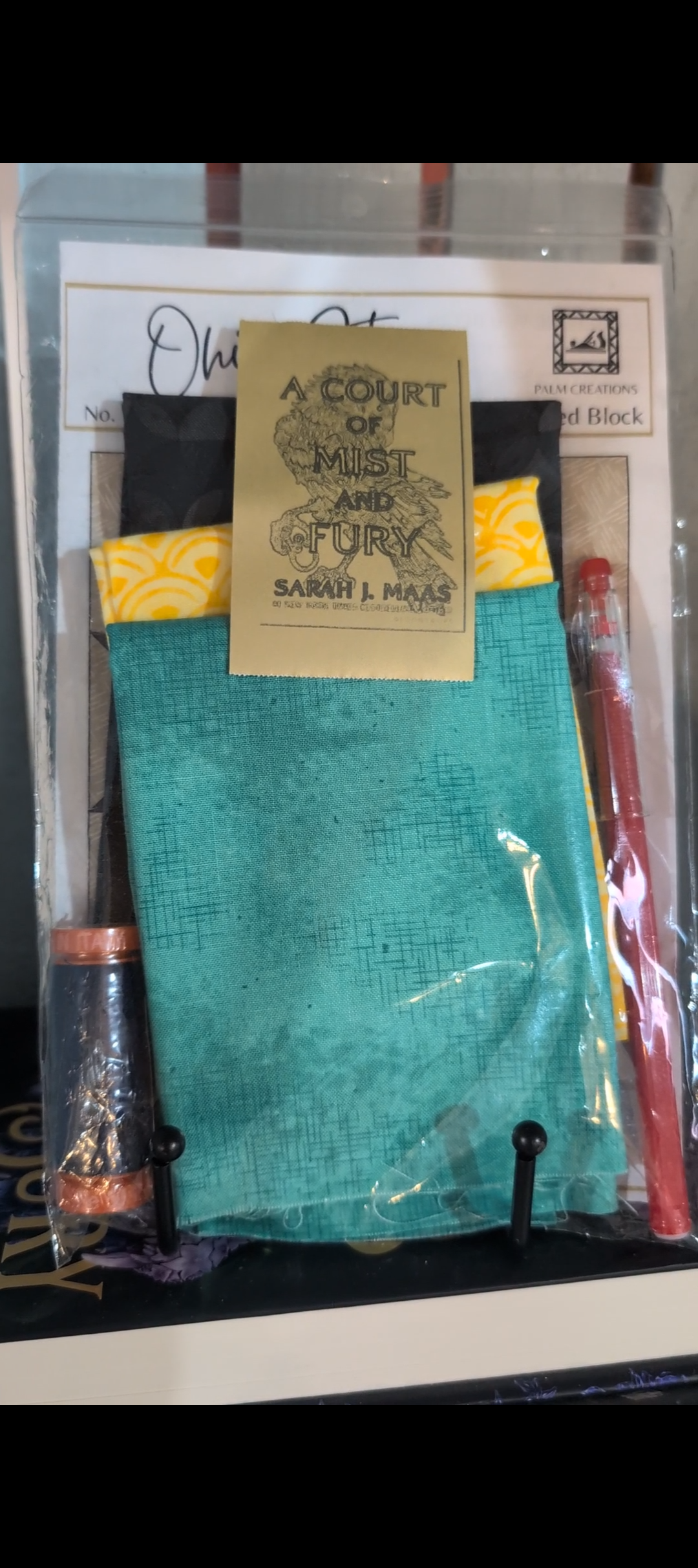 Books and Blocks Quilt Block Kit- A Court of Mist and Fury