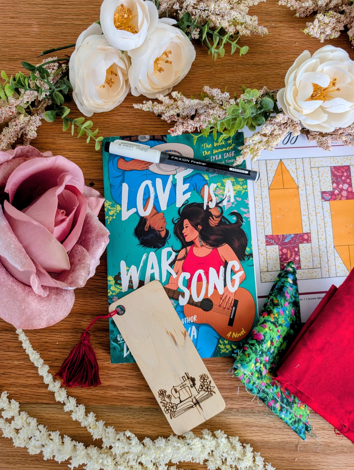 Paperback Quilter's Book Nook- Monthly Book & Quilting Subscription Box for Creative Readers