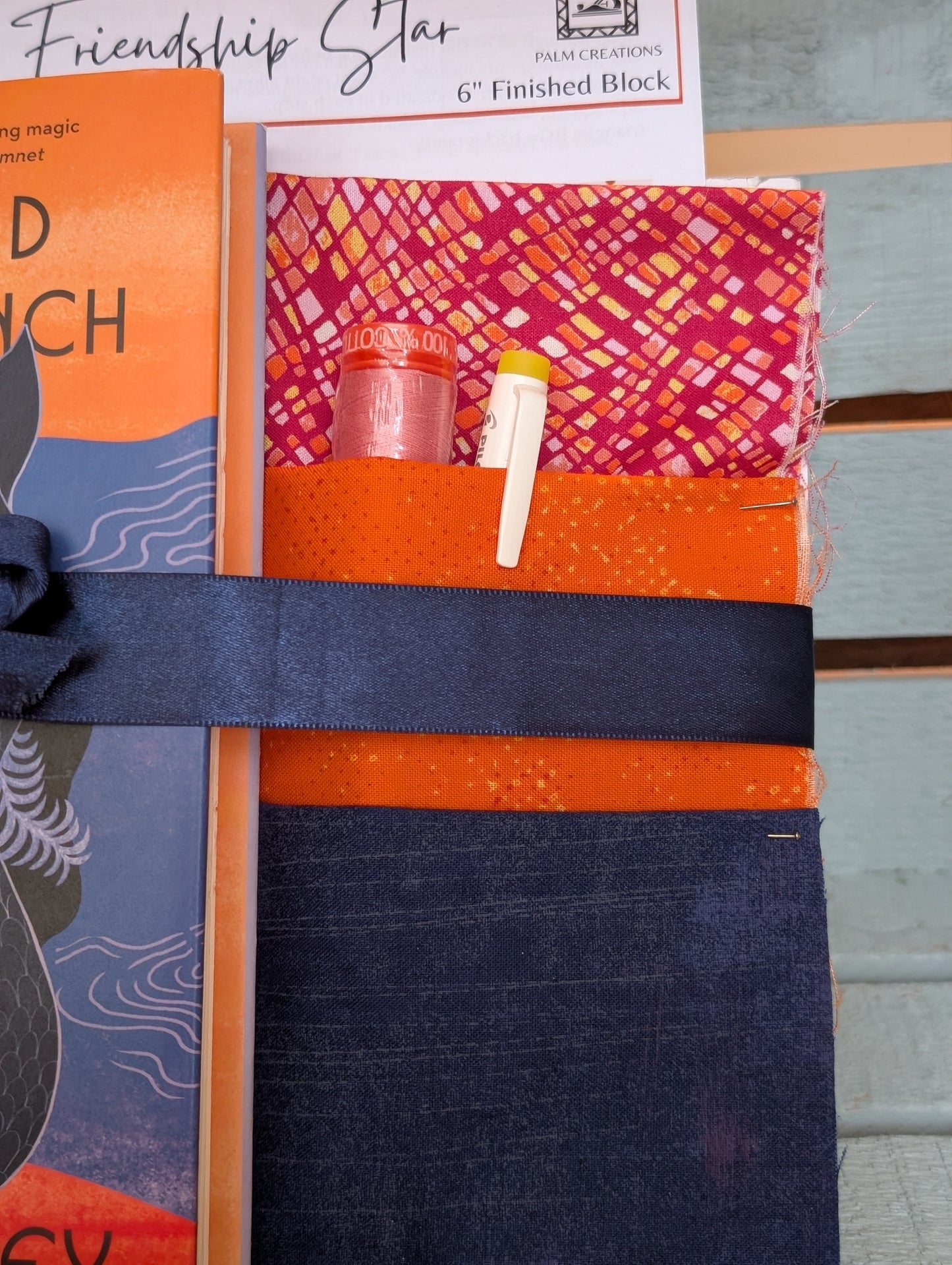 Book and Quilt Block Bundle- The Mermaid of Black Conch by Monique Roffey