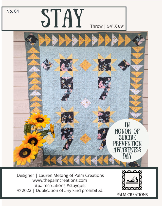 Stay PDF Quilt Pattern