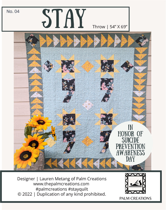 Stay PDF Quilt Pattern