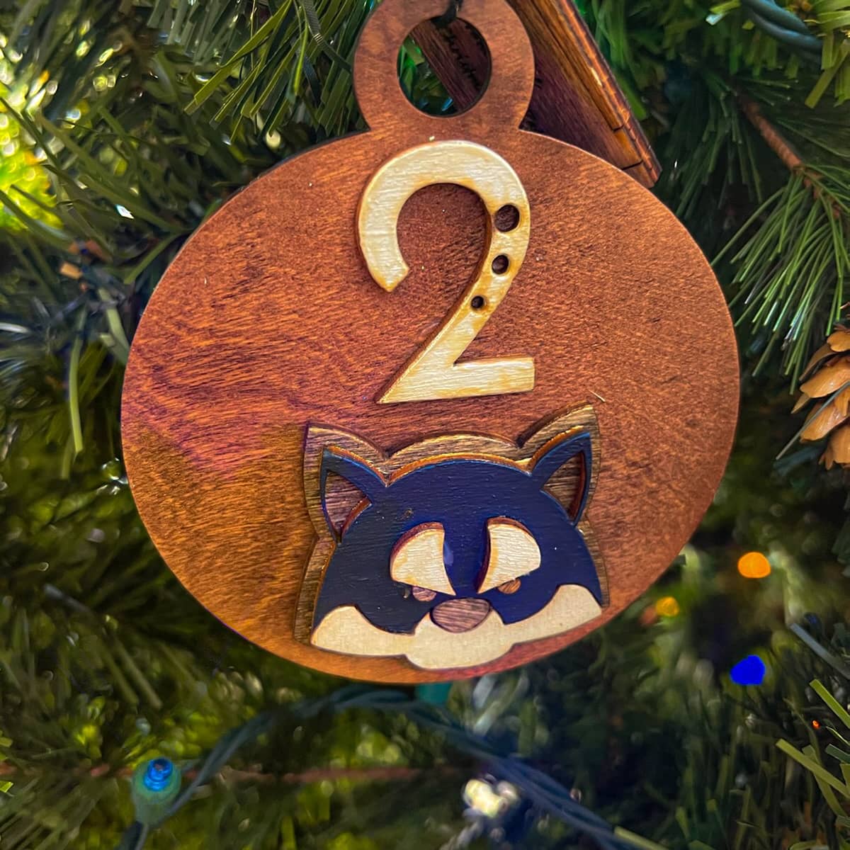 Wolf Ornament SVG File