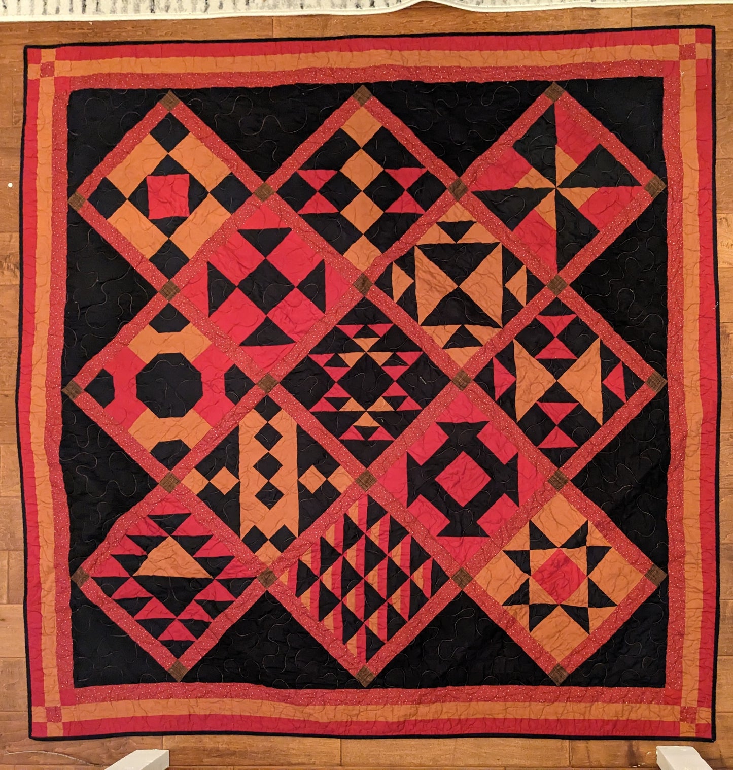 Heirloom Three Color Throw Quilt