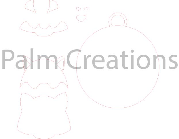 Wolf Ornament SVG File