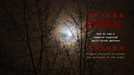 TUTORIAL: Fangs Quilt Block