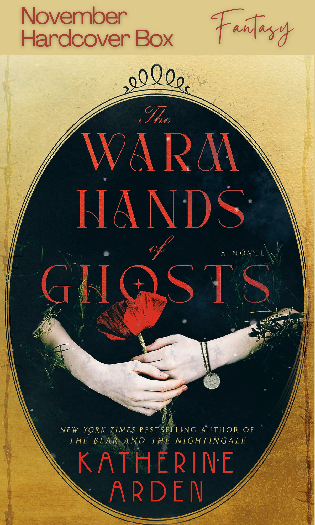 fantasy book lover gift combining reading and quilting