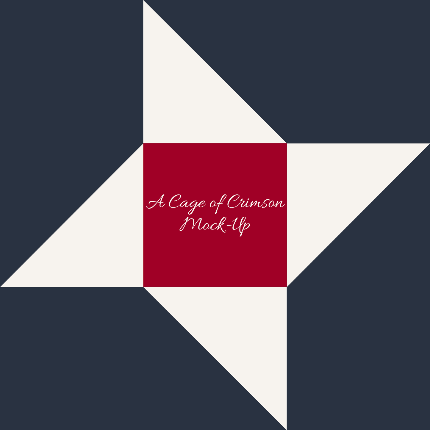 Book and Quilt Block Bundle- A Cage of Crimson- K.F. Breene
