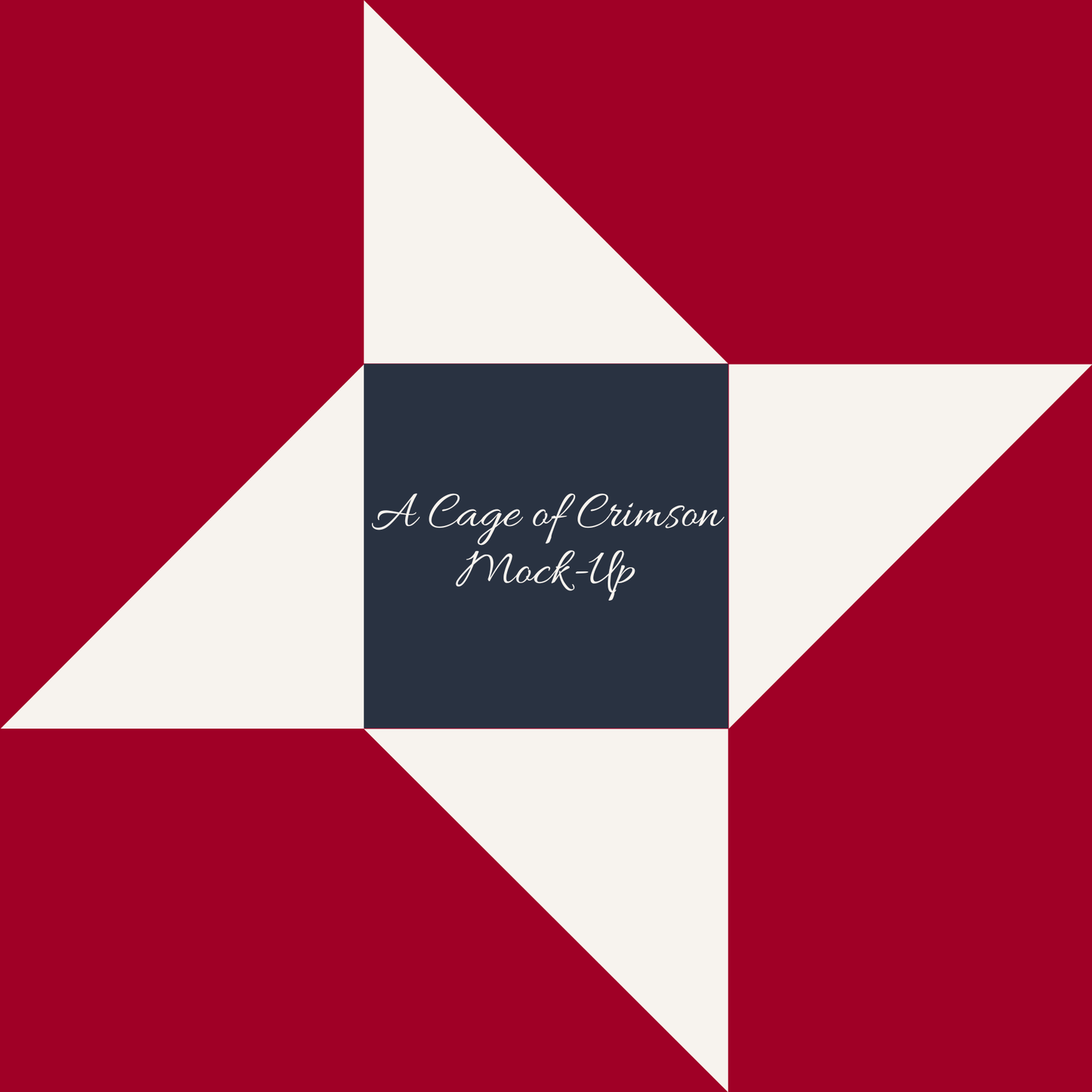 Book and Quilt Block Bundle- A Cage of Crimson- K.F. Breene