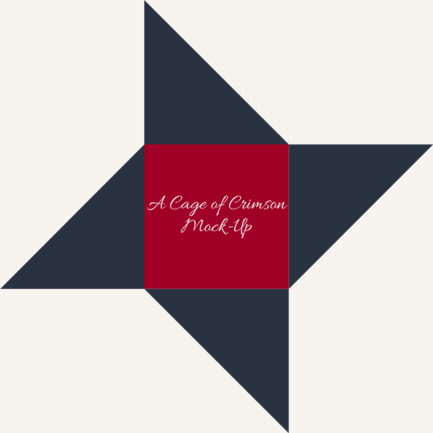 Book and Quilt Block Bundle- A Cage of Crimson- K.F. Breene