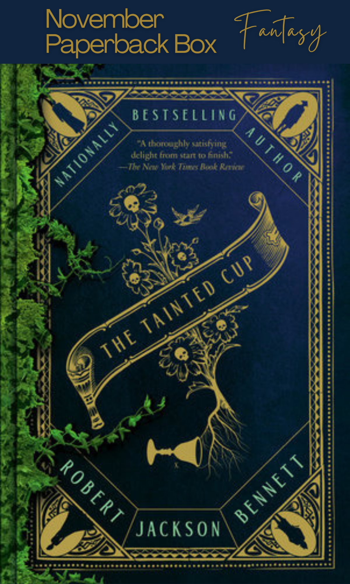 fantasy book lover gift combining reading and quilting