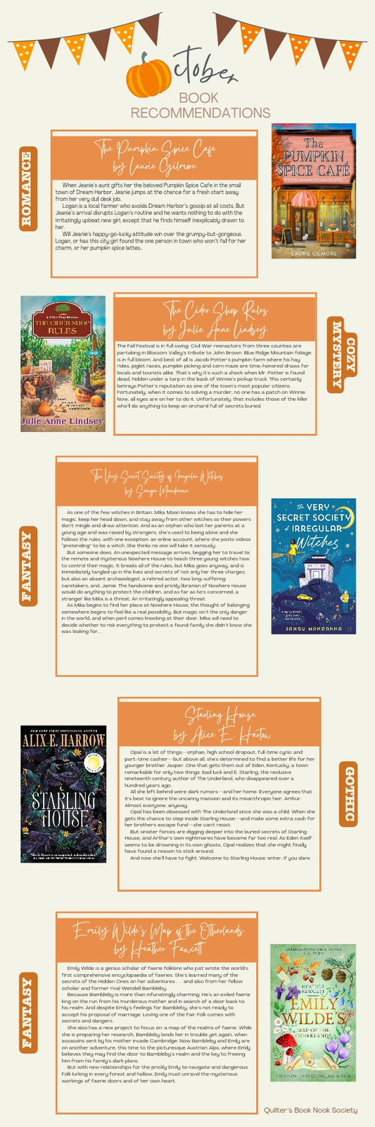 October Book Recommendations