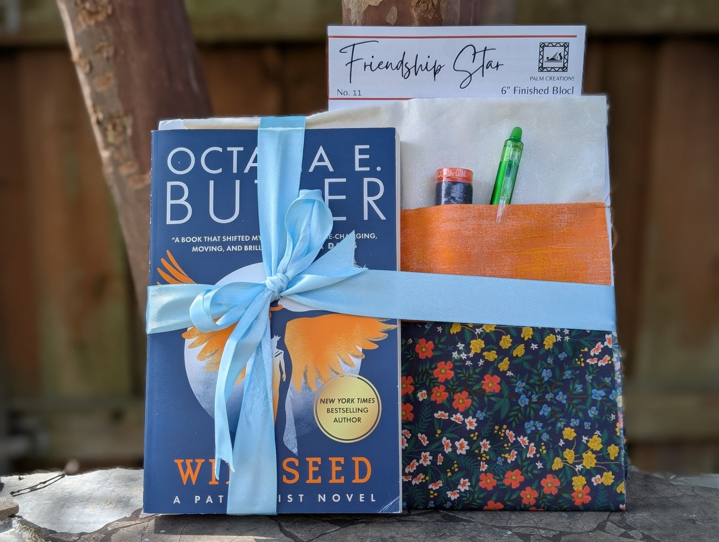 Book and Quilt Block Bundle- Wild Seed by Octavia Butler