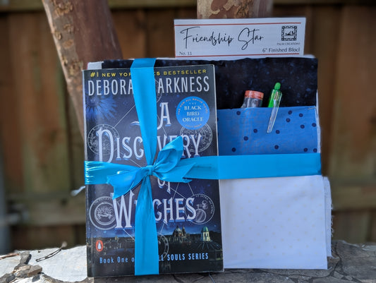 Book and Quilt Block Bundle- A Discovery of Witches by Deborah Harkness
