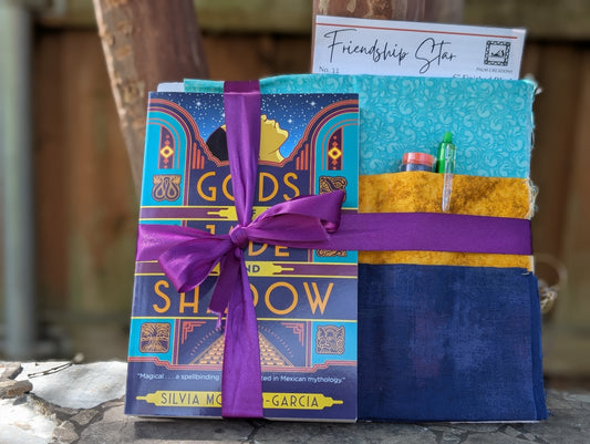 Book and Quilt Block Bundle- Gods of Jade and Shadow by Silvia Moreno-Garcia