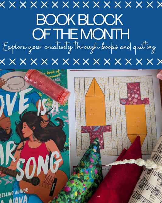 Book Block of the Month- Book & Quilting Kits for Creative Readers