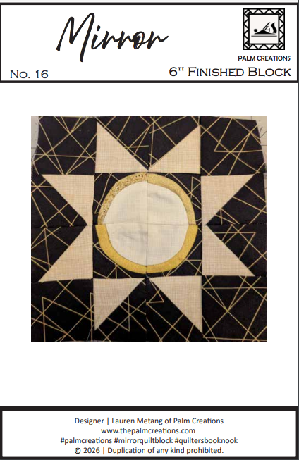 Mirror Quilt Block PDF Pattern