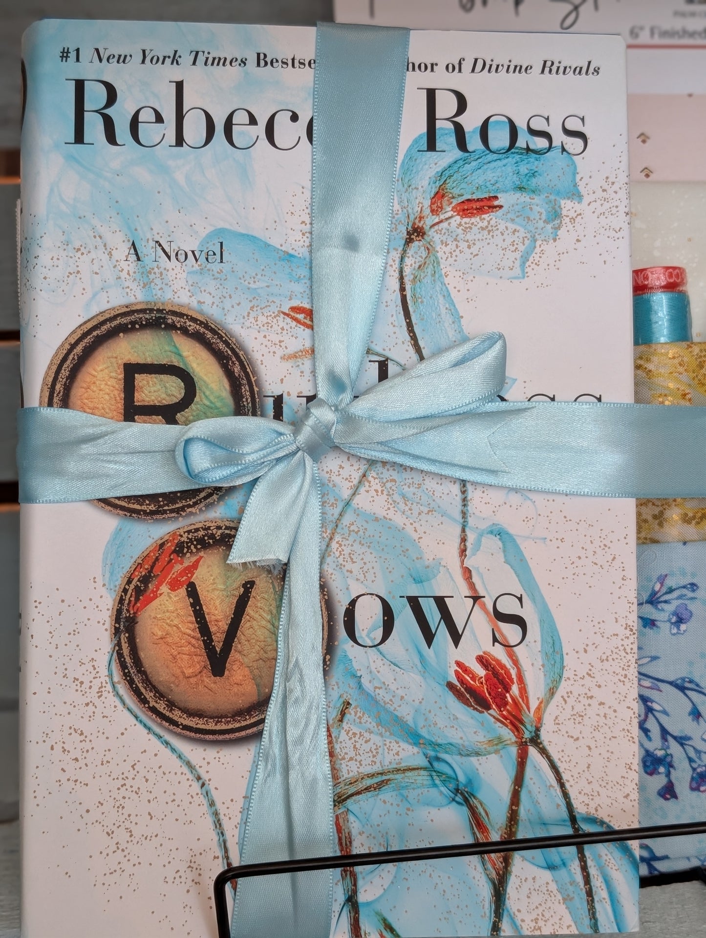 Book and Quilt Block Bundle- Ruthless Vows by Rebecca Ross