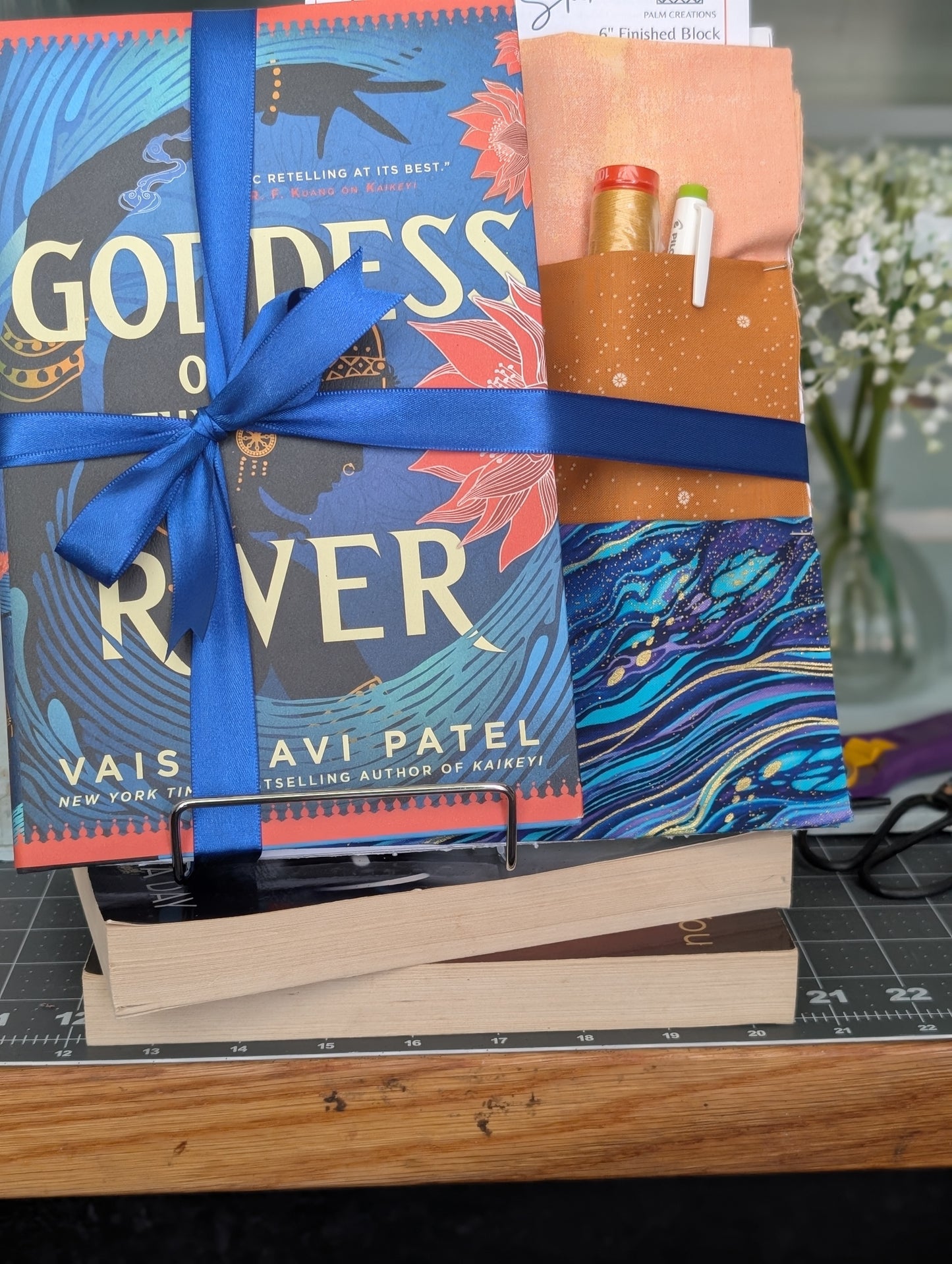 Book and Quilt Block Bundle- Goddess of the River by Vaishnavi Patel