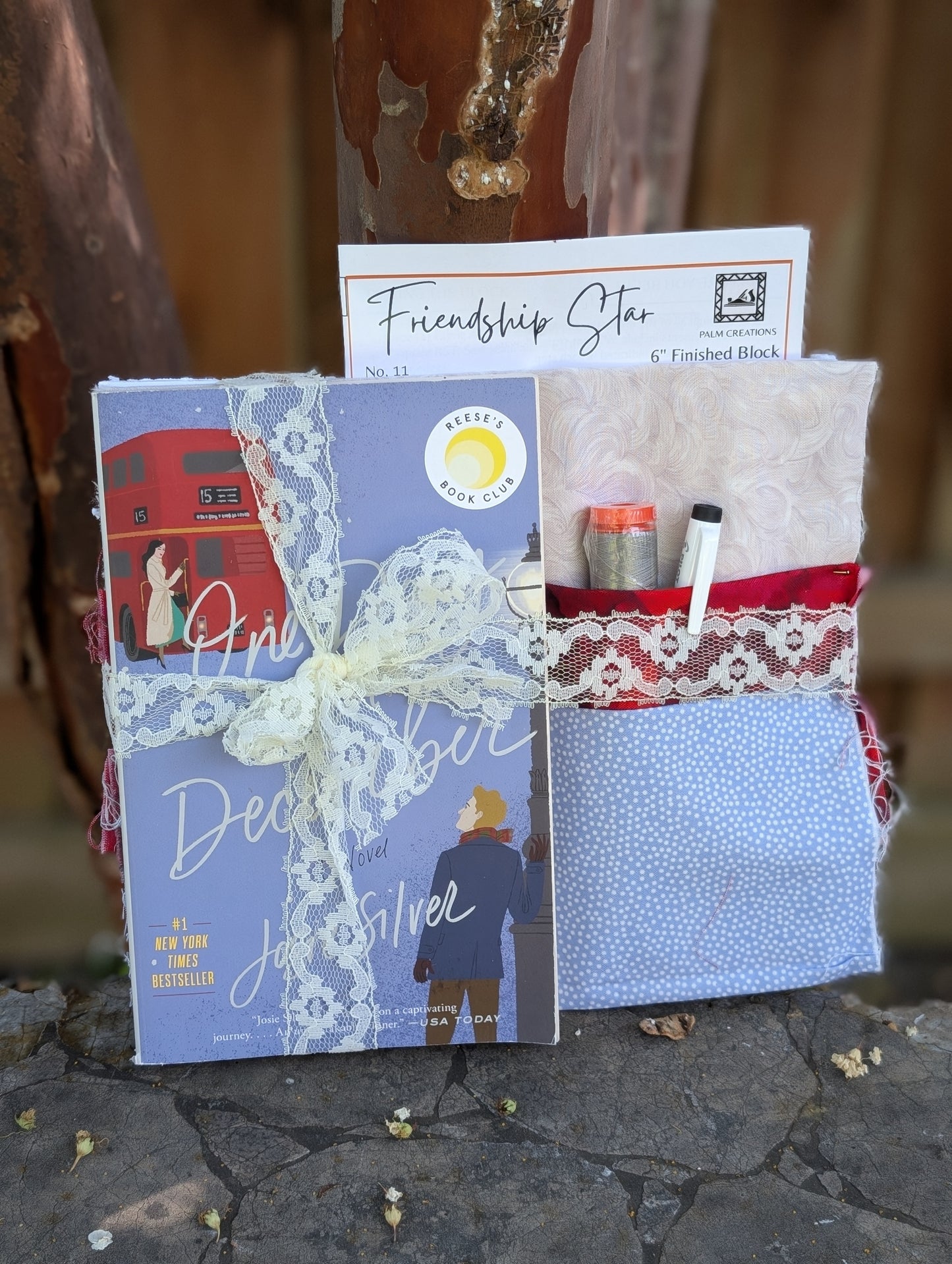 Book and Quilt Block Kit- One Day in December by Josie Silver