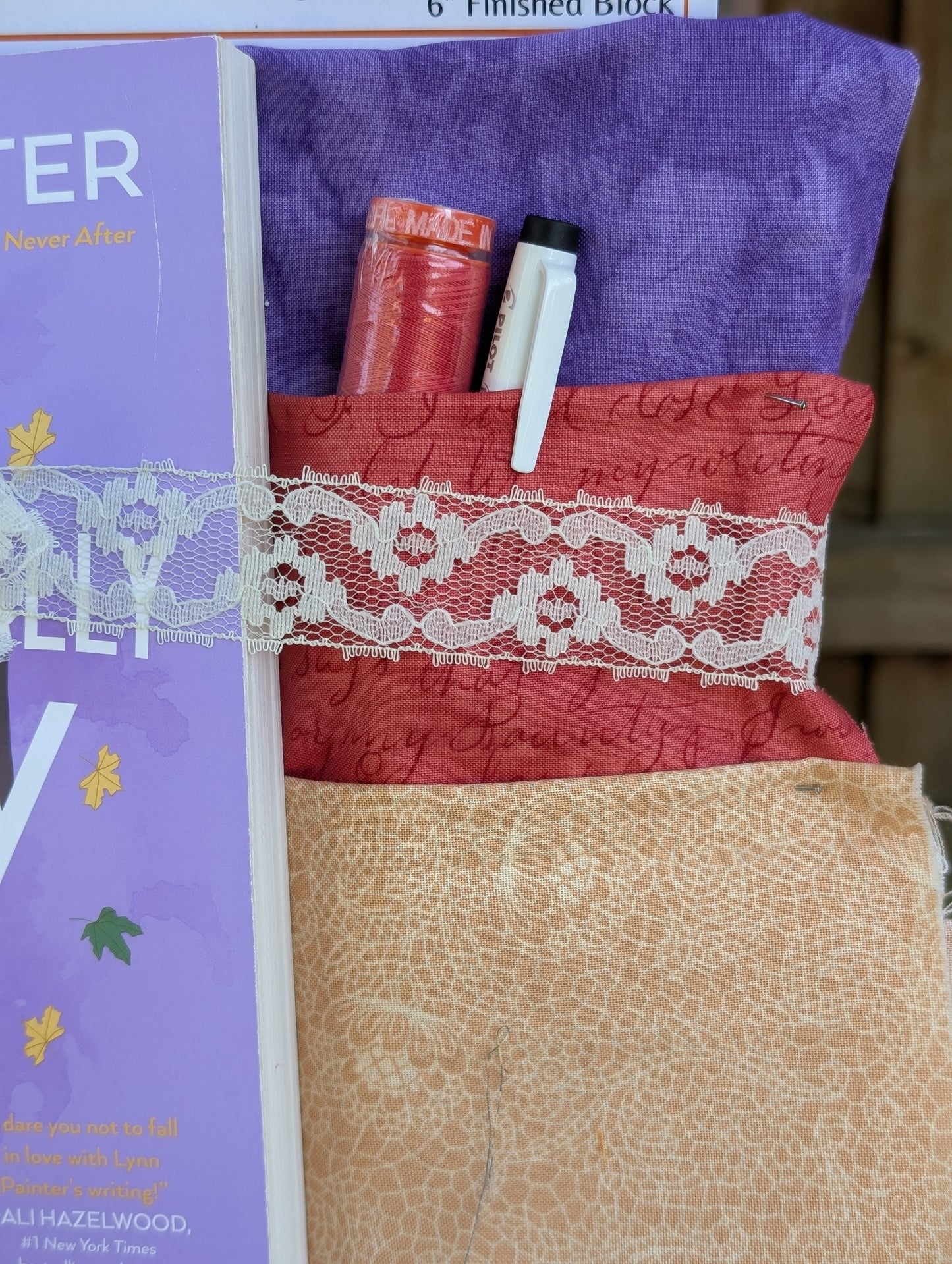 Book and Quilt Block Kit- Accidentally Amy by Lynn Painter