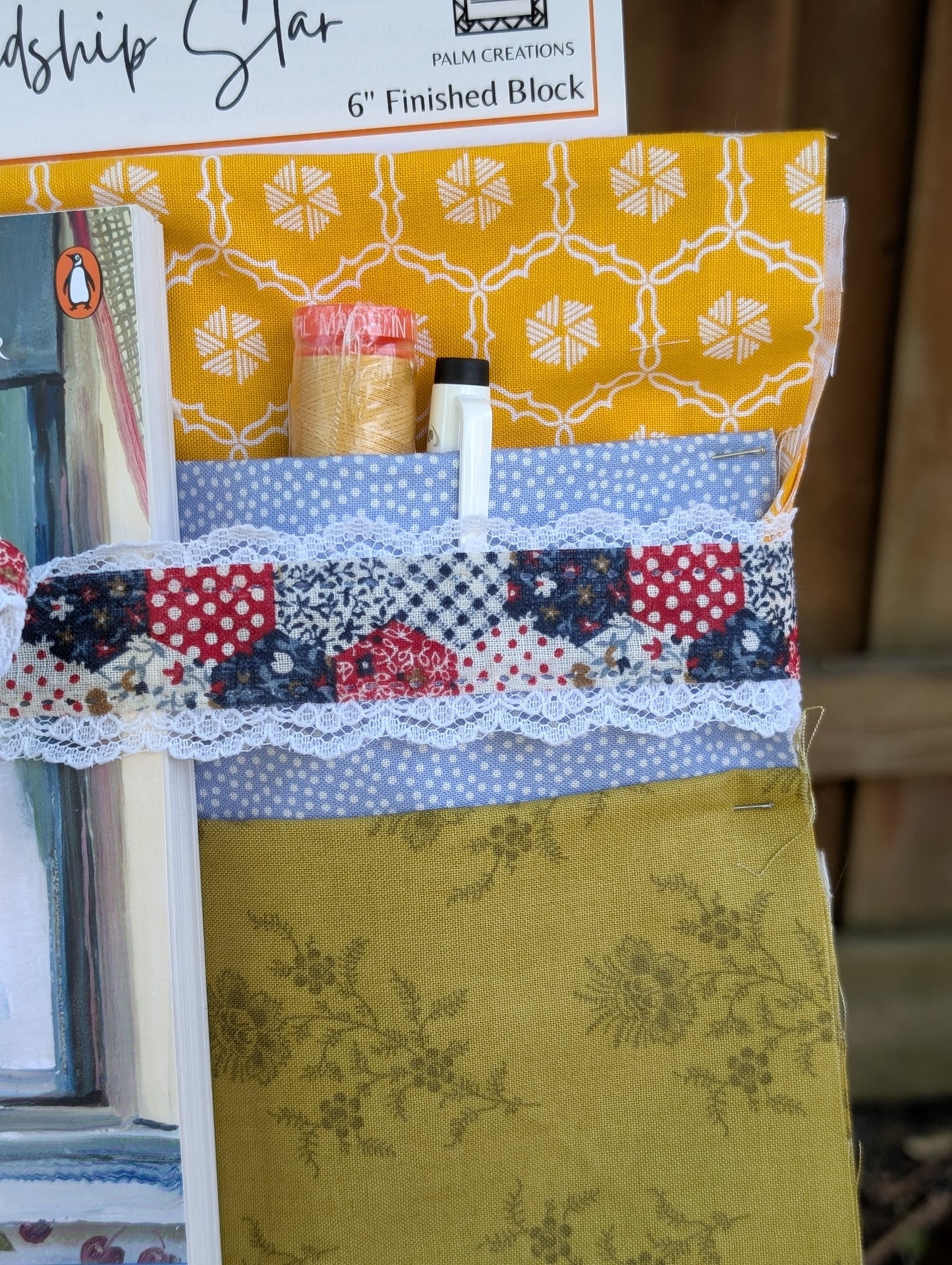 Book and Quilt Block Kit- The Secret Life of Bees- Sue Monk Kidd