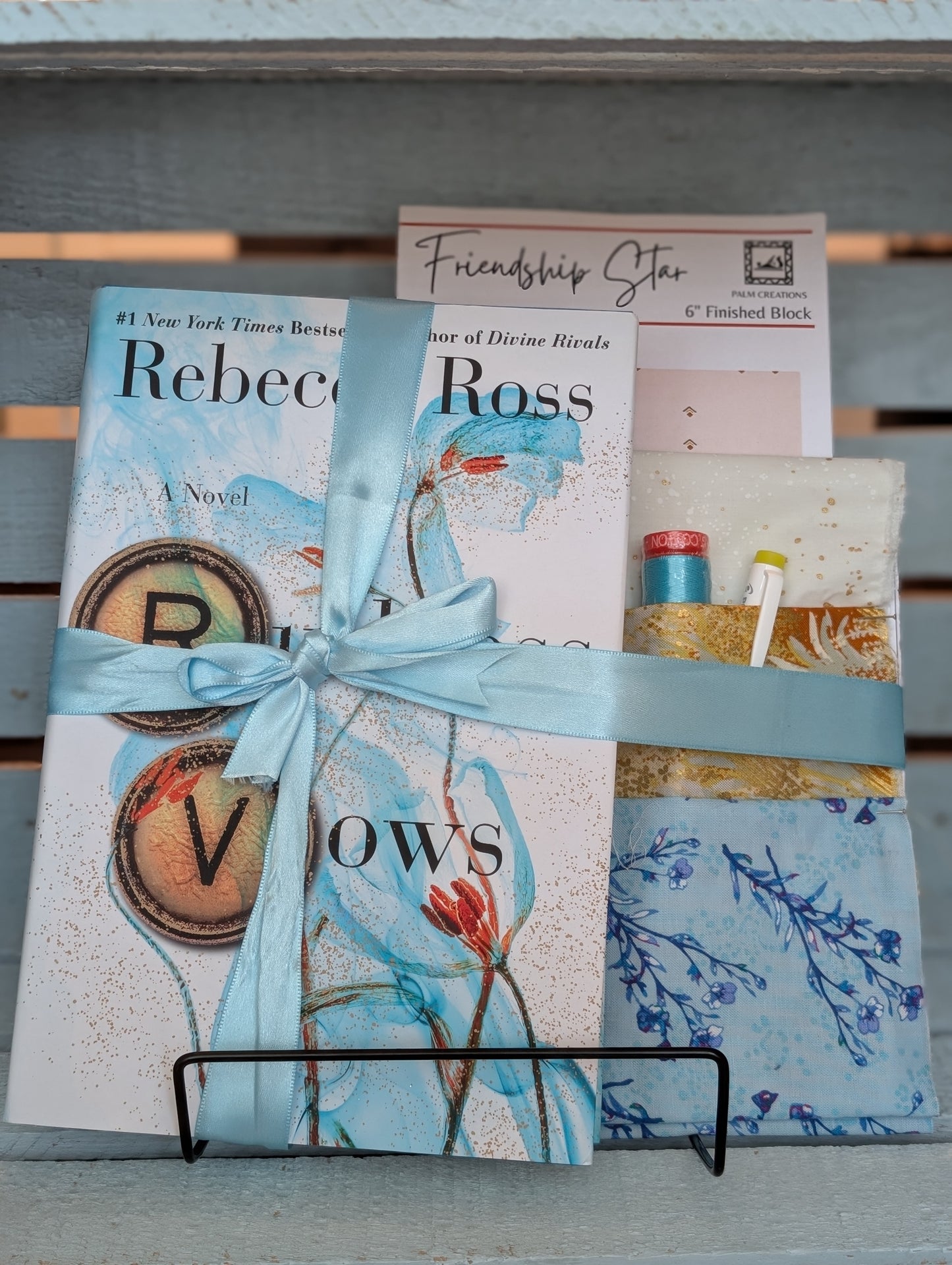 Book and Quilt Block Bundle- Ruthless Vows by Rebecca Ross
