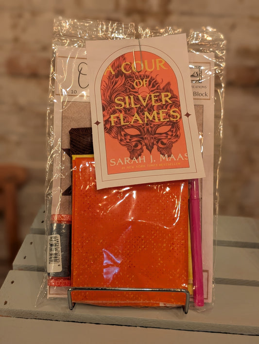 Books and Blocks Quilt Block Kit- A Court of Silver Flames