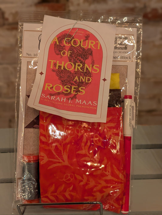 Books and Blocks Quilt Block Kit- A Court of Thorns and Roses