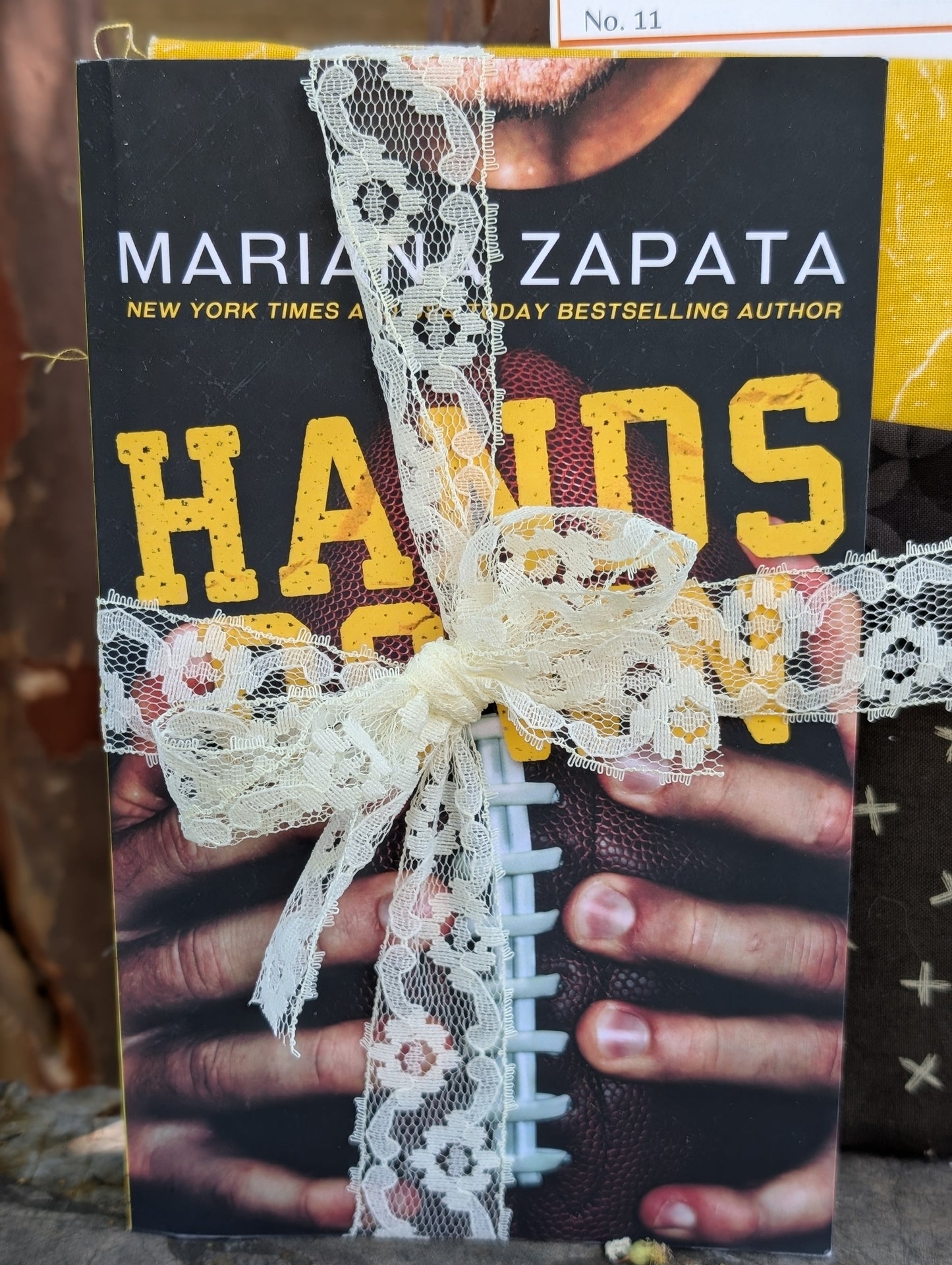 Book and Quilt Block Kit- Hands Down by Mariana Zapata