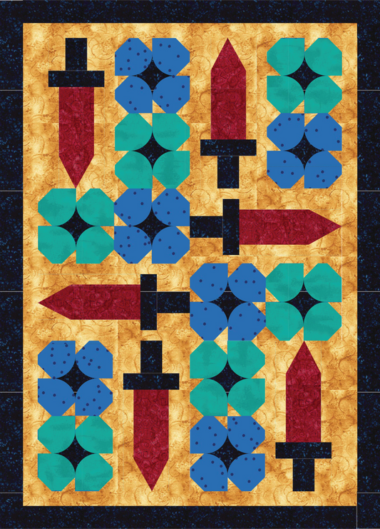 Romantasy Quilt Kit- Ancient Pompeii