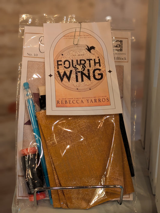 Books and Blocks Quilt Block Kit- Fourth Wing