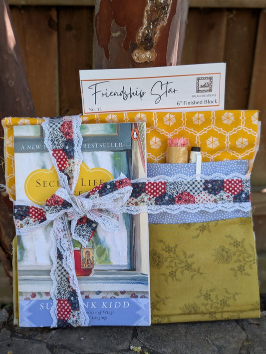 Book and Quilt Block Kit- The Secret Life of Bees- Sue Monk Kidd
