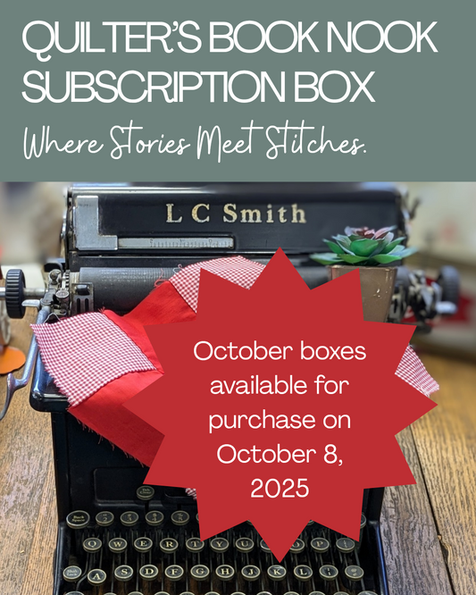 Hardcover Quilter's Book Nook Subscription Box (Monthly)