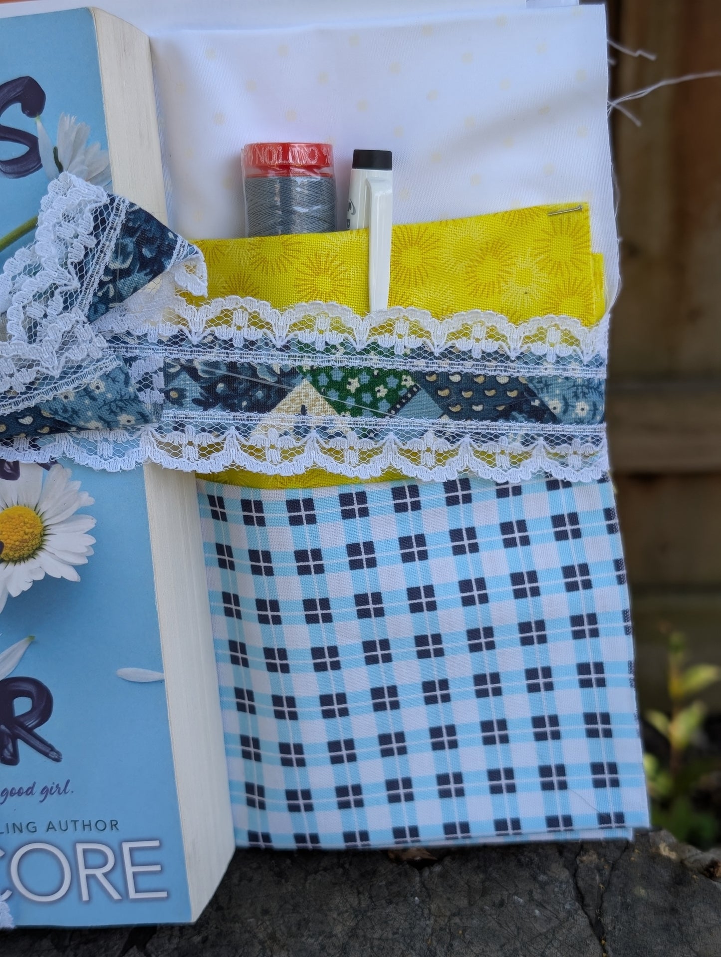 Book and Quilt Block Bundle- Things We Never Got Over by Lucy Score