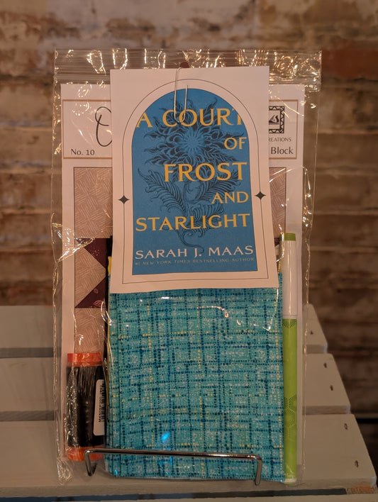 Books and Blocks Quilt Block Kit- A Court of Frost and Starlight