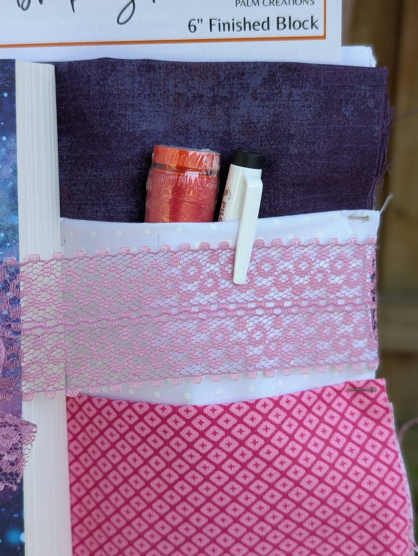 Book and Quilt Block Kit- Say You Swear by Meagan Brandy