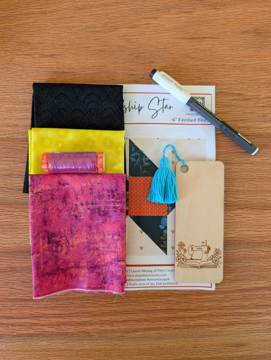 Books and Blocks Quilt Block Kit- A Court of War and Ruin