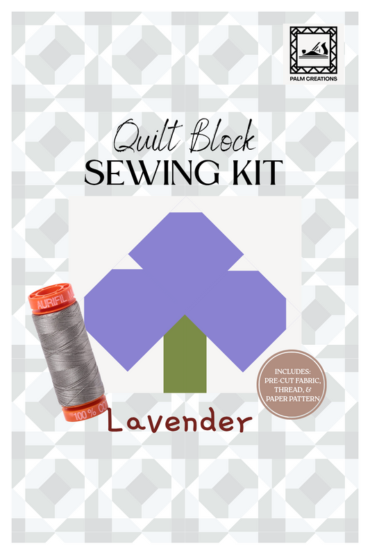 Quilt Block Sewing Kit- Lavender