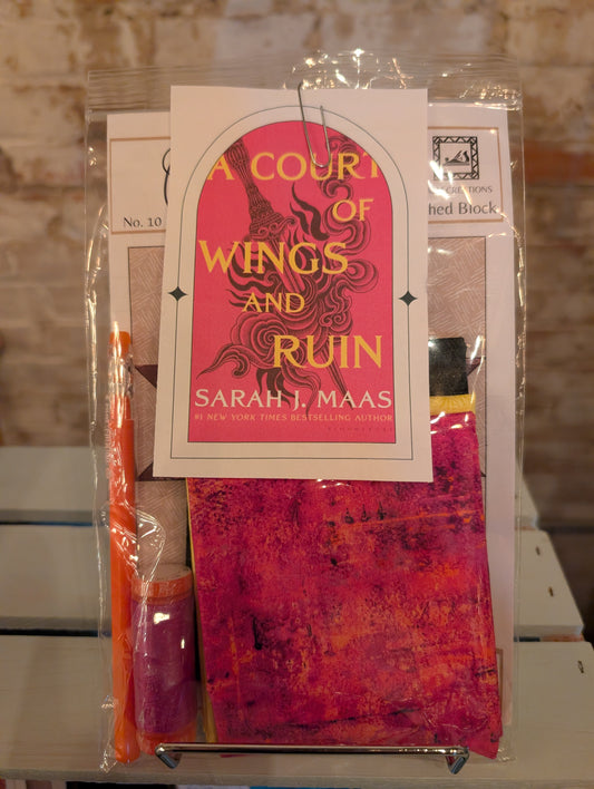 Books and Blocks Quilt Block Kit- A Court of War and Ruin