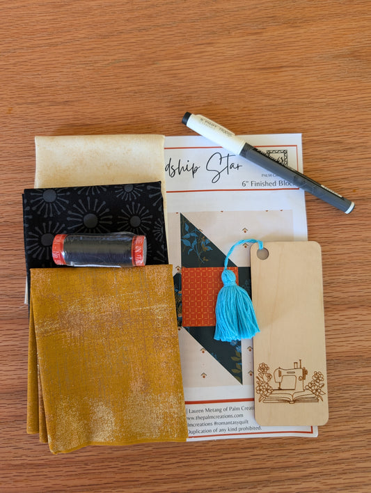 Books and Blocks Quilt Block Kit- Fourth Wing