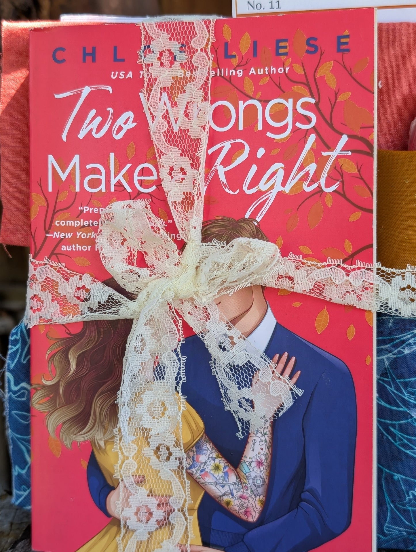 Book and Quilt Block Kit- Two Wrongs Make a Right by Chloe Liese