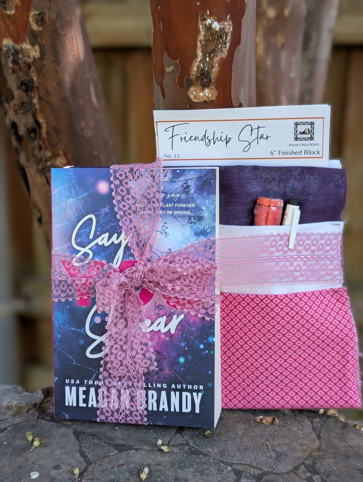 Book and Quilt Block Kit- Say You Swear by Meagan Brandy