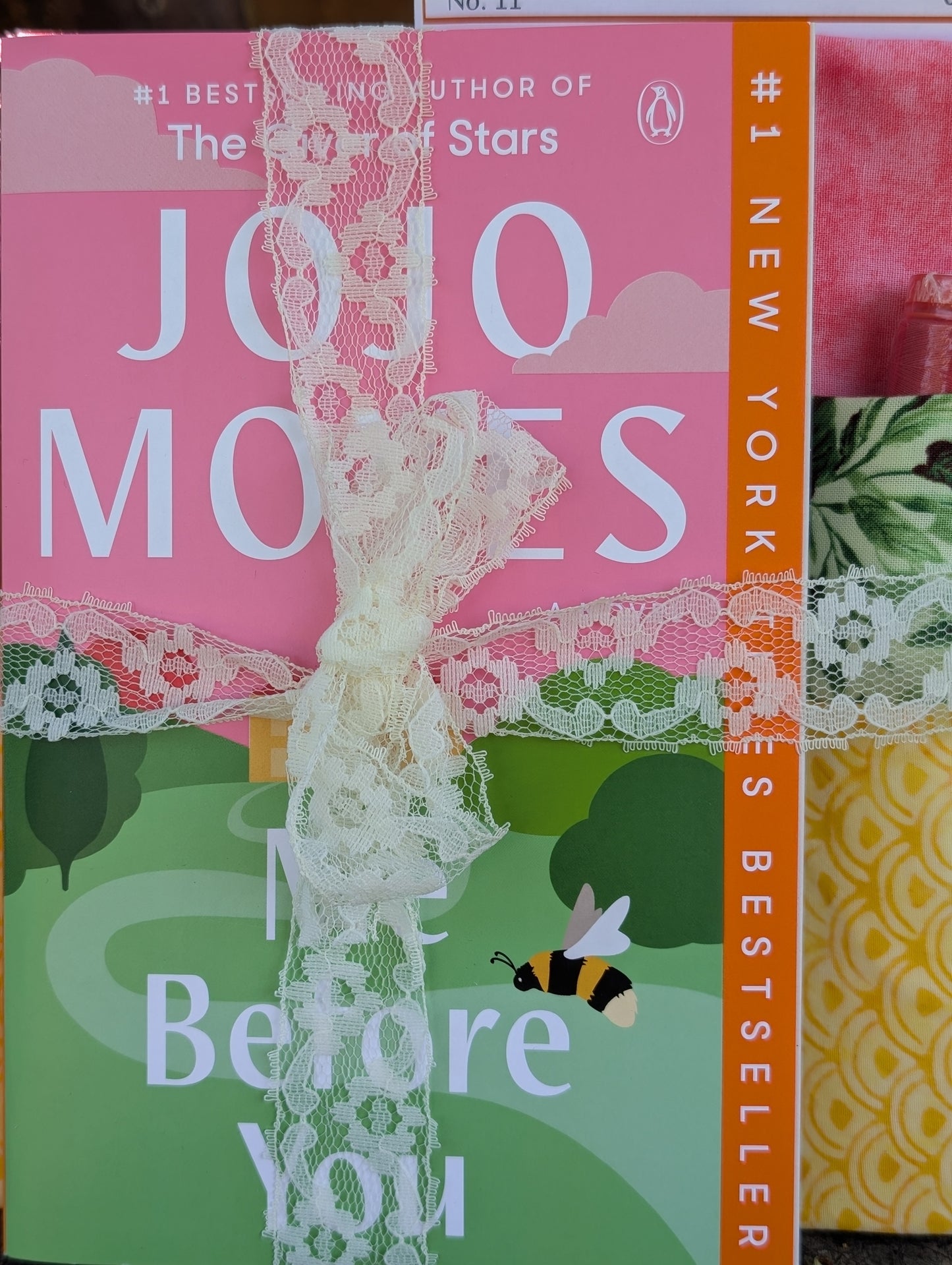 Book and Quilt Block Kit- Me Before You- Jojo Moyes